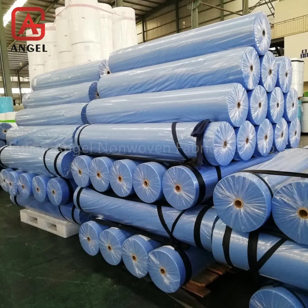 Angel High Quality Nonwoven Fabric SMS Fabric for Coverall SMS Non-Woven Fabric