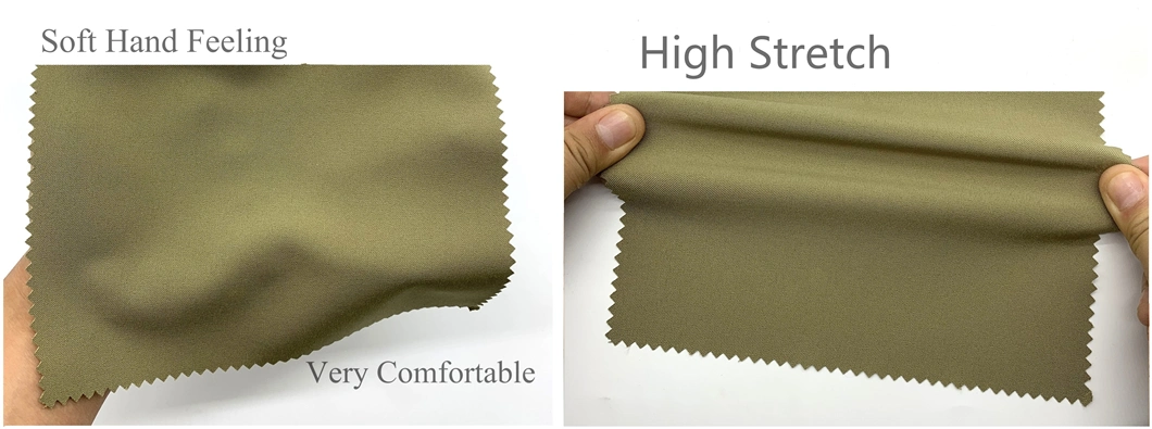 100% Polyester Fabric Colored Elastic Purple Stretch Sateen Fabrics